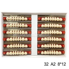 Dental Acrylic Denture Resin Teeth Upper Lower Full Set Shade A1/A2/A3 3/8/16 SD