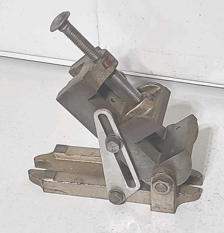Vintage Craftsman 2.5″ Drill Press Angle Tilting Machinist Vise Made in USA