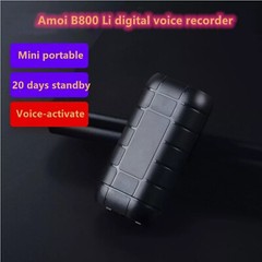 500Hrs Mini Spy Voice Activated Recorder Digital Audio Magnetic 64GB MP3 Player