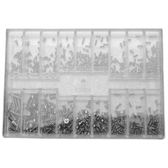Small Screws Assortment Kit Hotetey 18 Kinds M1.2 / M1.4 / M2.0 Tiny Micro Screw