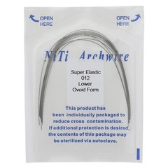 Dental Orthodontic NiTi Arch Wire Round Rectangular Archwire Ovoid Natural Form