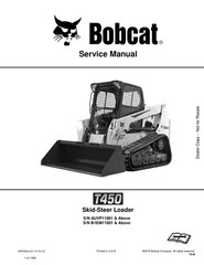 Bobcat T450 Compact Track Loader Service Repair Shop Operator Manual PDF USB