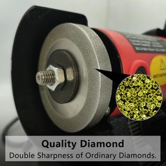 Diamond Grinding Wheel 3 Inch 150 Grit for Tungsten Glass Ceramic Fine Abrasive