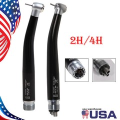 Dental Fast High Speed Handpiece Air Turbine Push Button 2/4Hole NSK Style Color