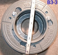Watts B3-3 Adjustable 3″ Cast Iron Floor Drain Assembly