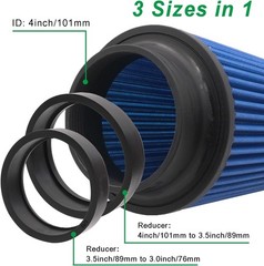 3 3.5 4 inch Cold Air Intake Filter 76mm 89mm 101mm Performance B-4in-Blue