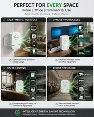Electricity Saving Box 4 Pack, Outlet Device, Electrical Power Accessory for Hom