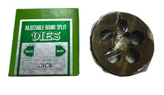 7/8″-9 NC Carbon Steel Adjustable Round Split Die, 2-1/2″ Outside Diameter