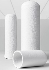 Glass Fiber Thimble Filter 25pcs High Temperature Soxhlet Extraction