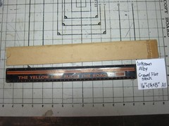 Unknown Alloy Ground Tool Steel Flat Stock 1/8″ x 1 1/4″ x 15″