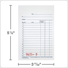 Adams General Purpose Sales Book, 2-Part, Carbonless, White/Canary