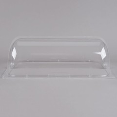 2 PACK Full Size Roll Top Chafing Dish Clear Plastic Pan Display Cover Chafer