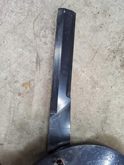 JCT 6′ skid steer brush hog blade Carrier bar parts w blades 72″