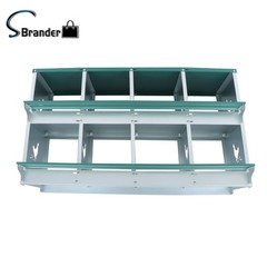 Easy To Install 8 Hole Metal Chicken Nesting Boxes For Chicken Hens Laying Eggs