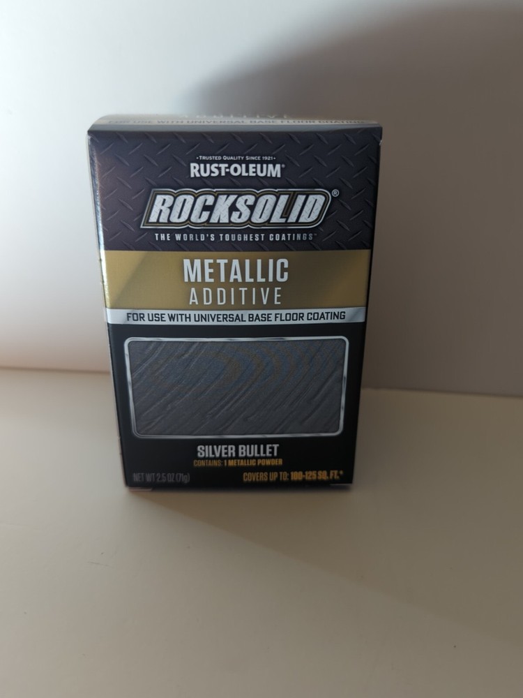 Rust-Oleum RockSolid Metallic Additive. Silver Bullet 🔥🔥 2.5 Ounce