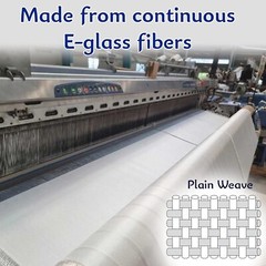 Fiberglass Cloth, 6 Oz, 50 Inches x 12 Feet / 4 yd. Long – Pack of 3