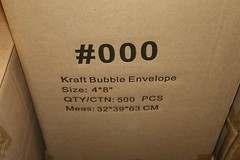 50 #000 4×8 Kraft Bubble Mailers Self Seal Padded Envelopes 4″x8″ Secure Seal