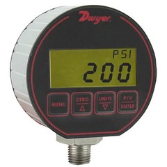 Dwyer DPG-208 3-in-1 Digital Pressure Gauge, 0.25% Accuracy, 500.0 psi