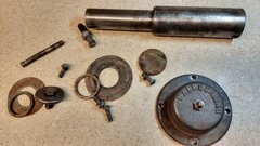 Used Marvel 8 Bandsaw Lower Wheel Assembly and Parts 8-1205 for 3/4″ Blade