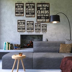 Some People Are Like Clouds When They Go Away It�s A Brighter Day Vintage Style