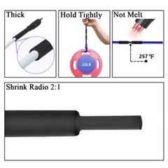 2:1 Heat Shrink Tubing Tube 1/2″ Green Glue Waterproof Dual Wall Wires Wrap