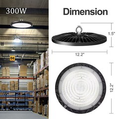 20Pcs 300W UFO LED High Bay Light Industrial Commercial Factory Gym Shop Light