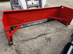 8′ Bobcat 30″ Snow Pusher Box Skid steer Commercial Plow Box CAT Case Protech