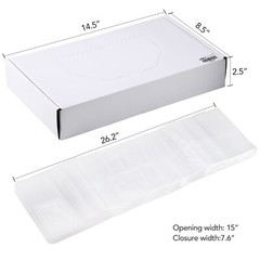 up to 1000Pcs Dental X-Ray Head Sleeve Covers 15″ x 26″ Plastic Clear