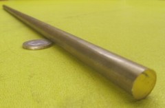360 Brass Rod 1/2″ (.500″) Diameter x 24.0″ Length