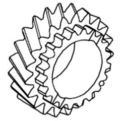 T21981 Transmission Countershaft Gear Fits John Deere Fits JD 1640 1750 1830 184