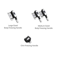 4 Handles Freezing Double Chin Removal Cool Therapy Body Massager Salon Machine
