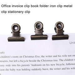 100 PCS Metal Hinge Clips, Bronze Small Clips 100pcs 0.87Inch, Cyan