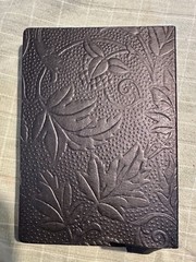 Markings By C R GIBSON Journal Embossed Cover Lined Pages 6.75×4.75” EUC