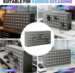 50 Drawers Metal Storage Drawer Cabinet Hardware Organization Storage Box