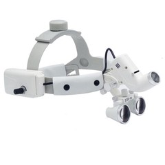 3.5X Dental Surgical Binocular Loupes Medical Headband Magnifier LED Headlight