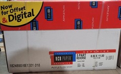 NCR Paper Brand 5-part REVERSE Carbonless Paper, 4 Canary, 1 White – 10 reams