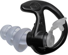 EP4 Sonic Defenders Plus: Triple-Flanged, Reusable Black Earplugs for Protection