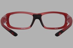 Wiley x Gamer Safety Glasses Red Frame with Clear Lens