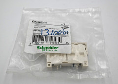 SCHNEIDER ELECTRIC GVAE11 PLUG IN AUXILIARY/AUX CONTACT BLOCK 034343 LOT OF 4PCS