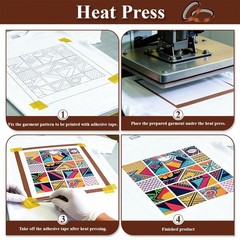 Heat Tape for Sublimation, 2 Rolls 0.5 Inch x 108Ft 0.5″ 108Ft, Brown