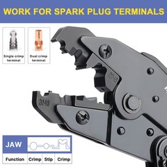 Haisstronica Crimping Tool for Spark Plug Ignition Wire,8.5mm 8-8.5mm², Blue