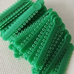 1 Bag Dental Orthodontic Ligature Ties Elastic Rubber Bands 35 Colors 1008 Pcs
