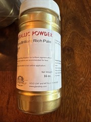 5 Pounds High Gloss Metallic GOLD powder coating, FREE SHIPPING Neuberg-Ebel