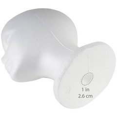 SHANY Styrofoam Model Heads/Hat Wig Foam Mannequin – 11″ Round base – 3 pieces