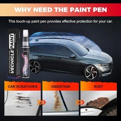 Blue Pearl Touch Up Paint for Subaru Quick Scratch Repair, 2in1 Pen & Brush