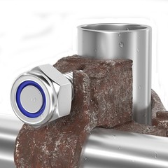 M2 M3 M4 M5 M6-M30 Stainless Steel 304/316 Hex Nyloc Nut Nylon Insert Lock Nuts