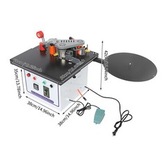 1200W Self Cutting Edge Banding Machine Double Gluing Edge Banding Machine new