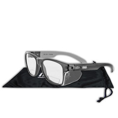 Y50 Safety Glasses for Construction | Black Frame — 2 Pairs, Clear Lens – 2.0 Bi