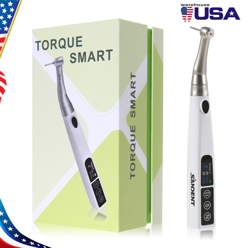 Dental Wireless Implant Electric Torque Wrench Handpiece Tool 360° Rotate Driver