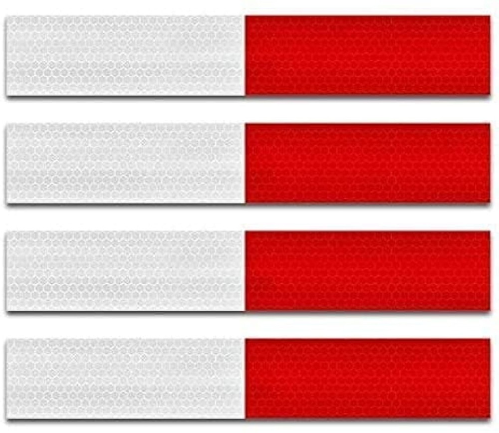 Reflective Tape ，Reflective for Trailers， 2”x12”, 20 Pack, 20 Pack